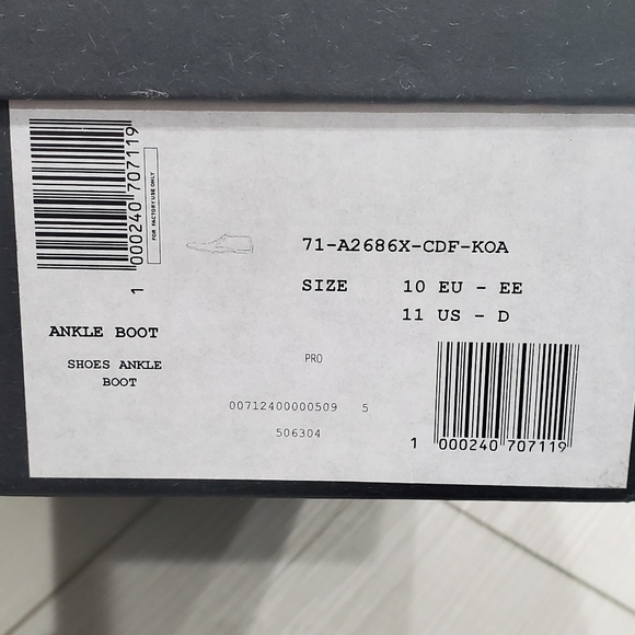 MEN Ankle Boot Ermenegildo Zegna - Picture 5 of 6